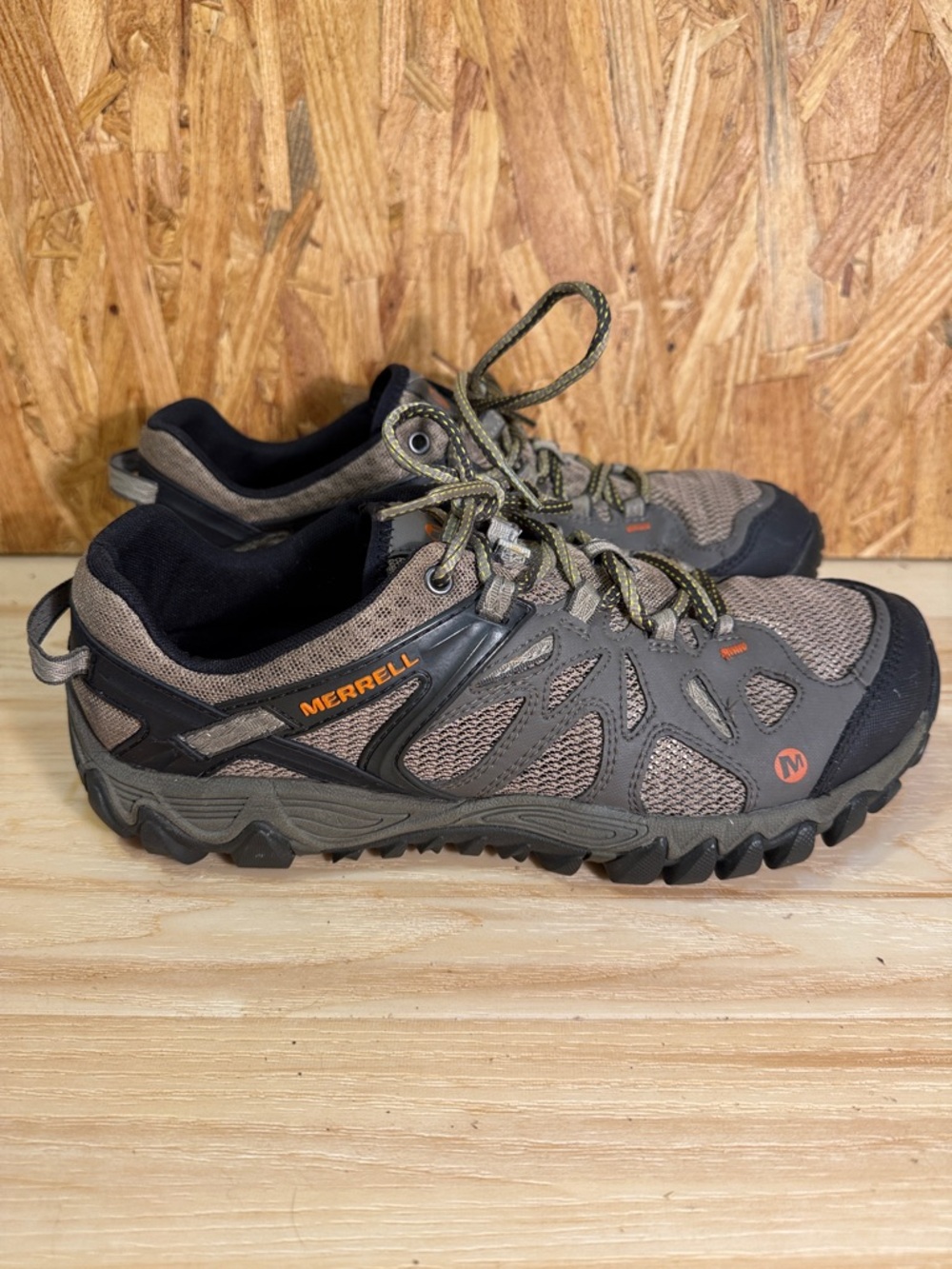 Merrell Men's All Out Blaze Aero Sport Hiking Water Shoe J32827 Unifly Khaki 10